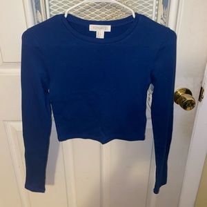 S Forever 21 Long Sleeve Crop Top NWT